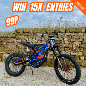 WIN 15X ENTRIES TO THE 72V SURRON AND QUAD COMP