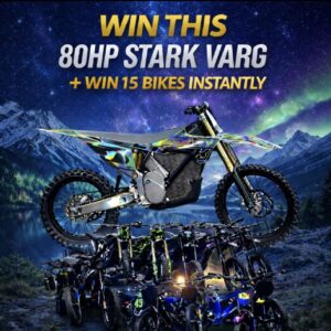 WIN THIS 80HP STARK+15 BIKES TO BE WON INSTANTLY