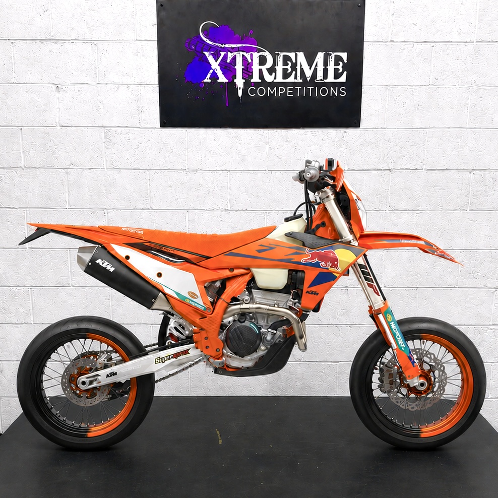 WIN THIS KTM 450 EXC CHAMPIONS EDITION SUPERMOTO